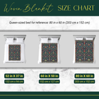 The Ottoman Medallion Tapestry Woven Blanket