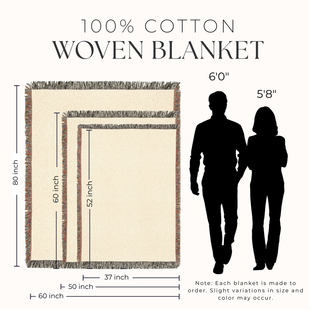 Artisan Geometric Tapestry Woven Blanket