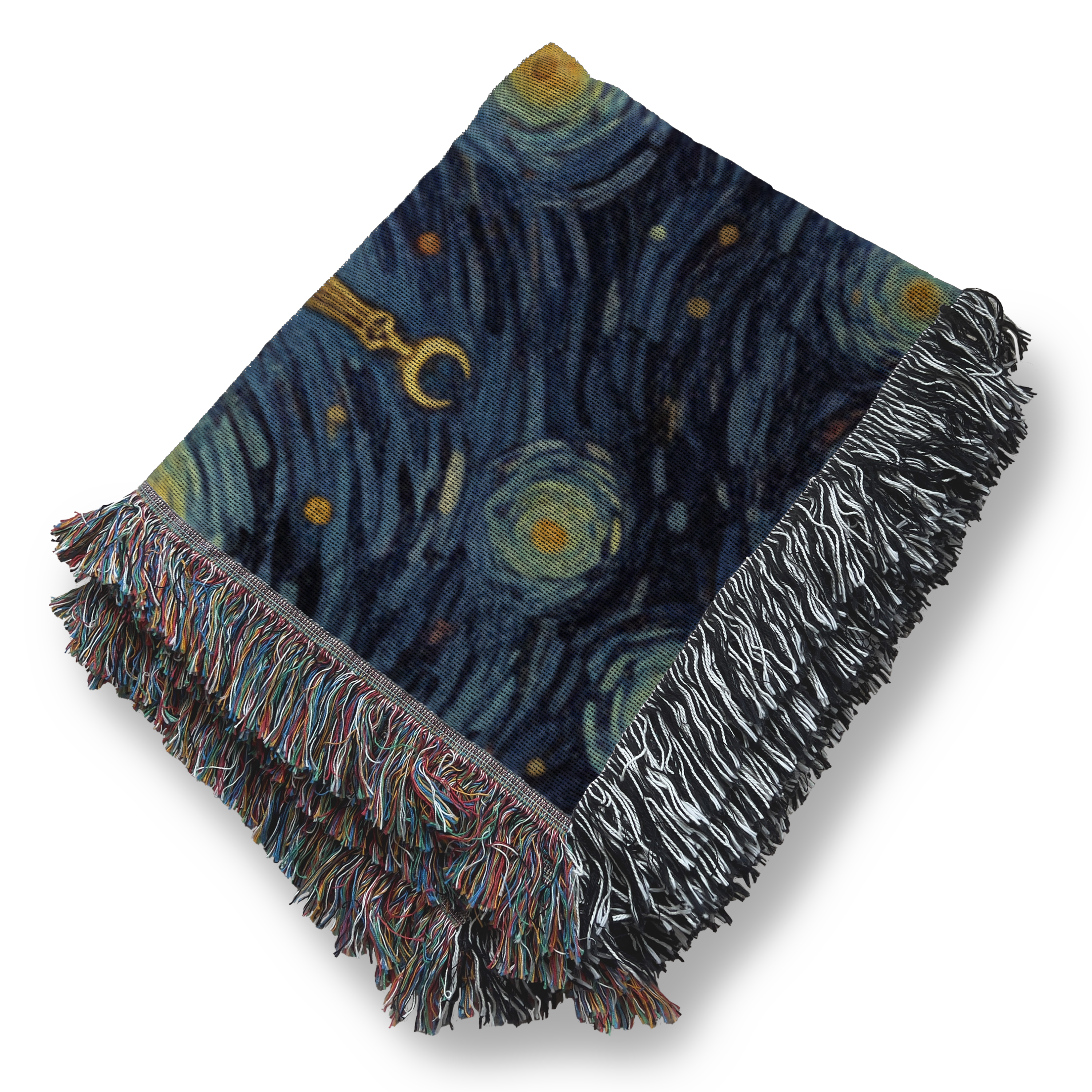 Celestial Makkah Tapestry Woven Blanket