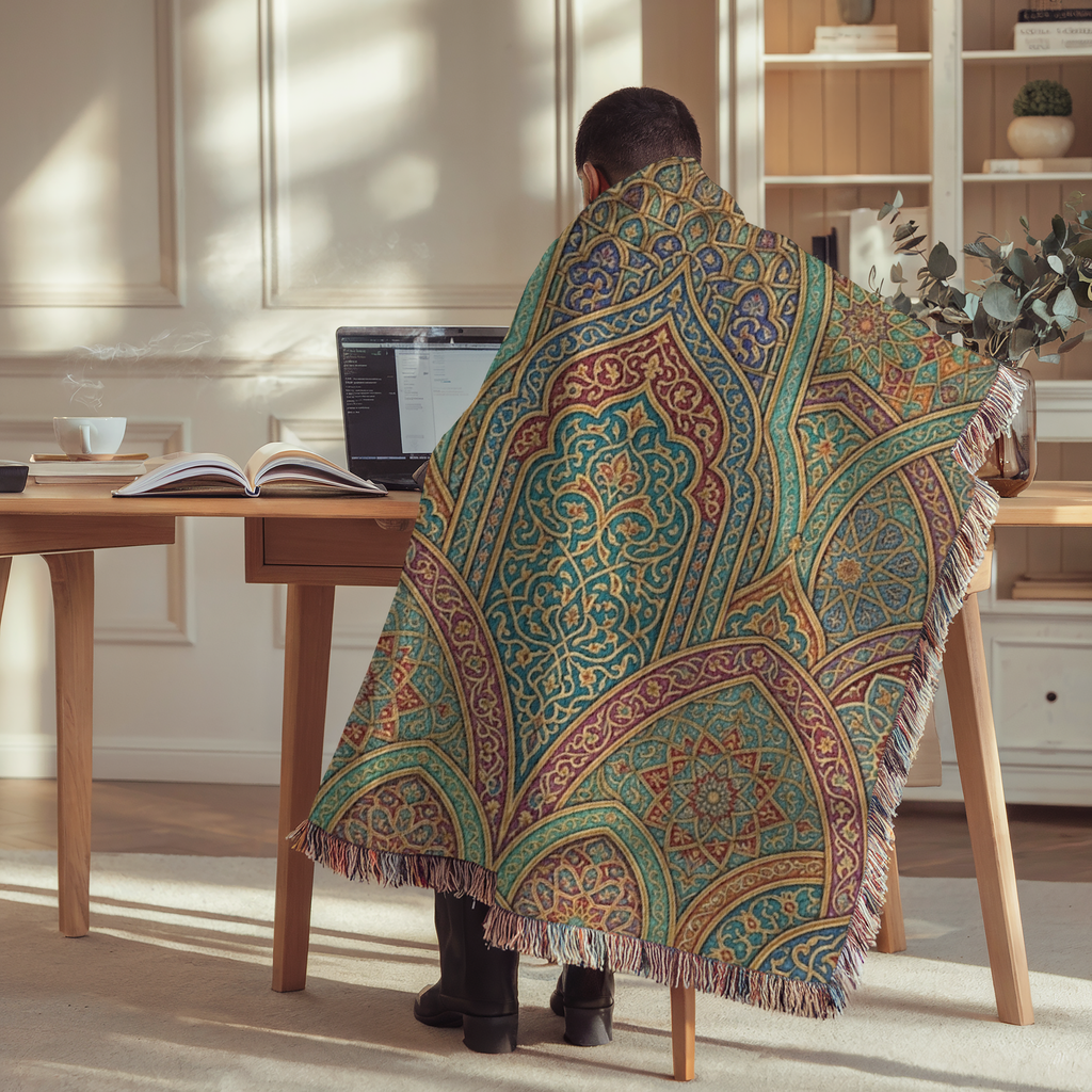 Archway to Heaven Tapestry Woven Blanket