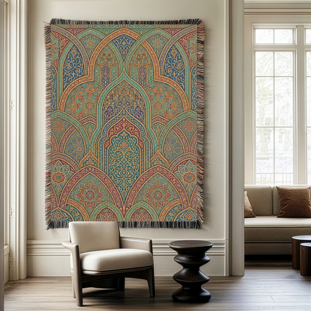 Archway to Heaven Tapestry Woven Blanket
