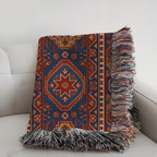 Persian Heritage Woven Blanket Throw