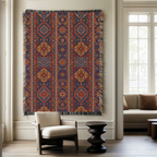Persian Heritage Woven Blanket Throw