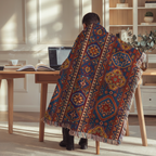 Persian Heritage Woven Blanket Throw
