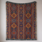 Persian Heritage Woven Blanket Throw