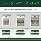 Personalized Botanical Garden Woven Blanket Throw