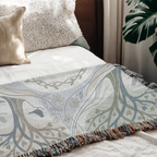 Personalized Couple's Love Forest Woven Blanket