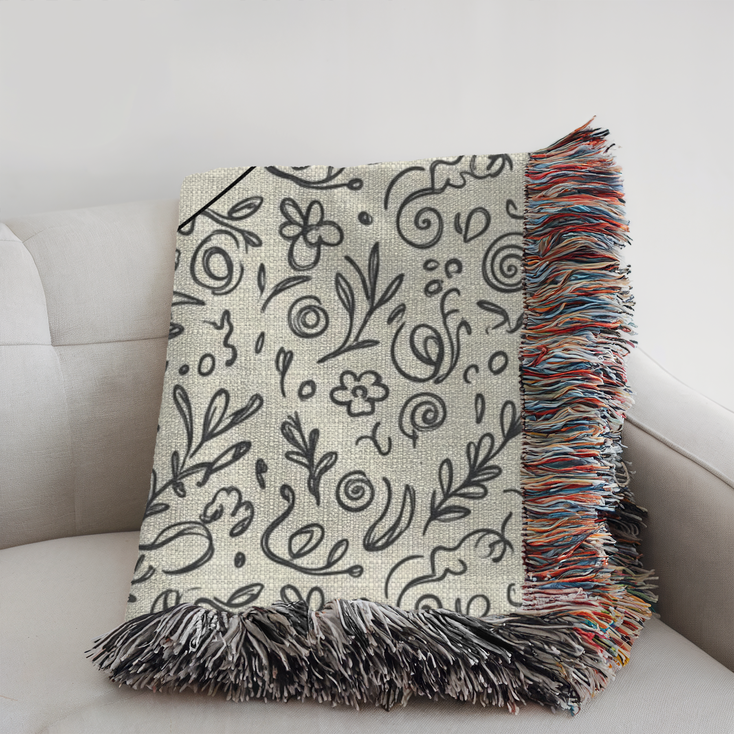 Personalized Couple's Name and Date Woven Blanket