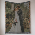 Custom Picture Woven Blanket Throw