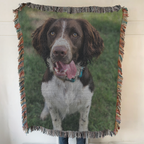 Custom Picture Woven Blanket Throw
