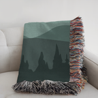 Personalized Family Name Woven Blanket Throw