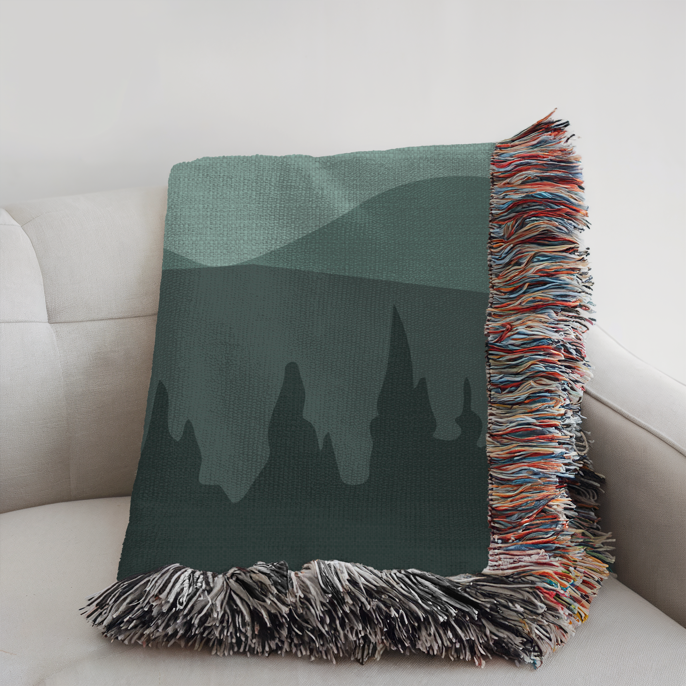 Personalized Family Name Woven Blanket Throw