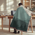 Personalized Family Name Woven Blanket Throw