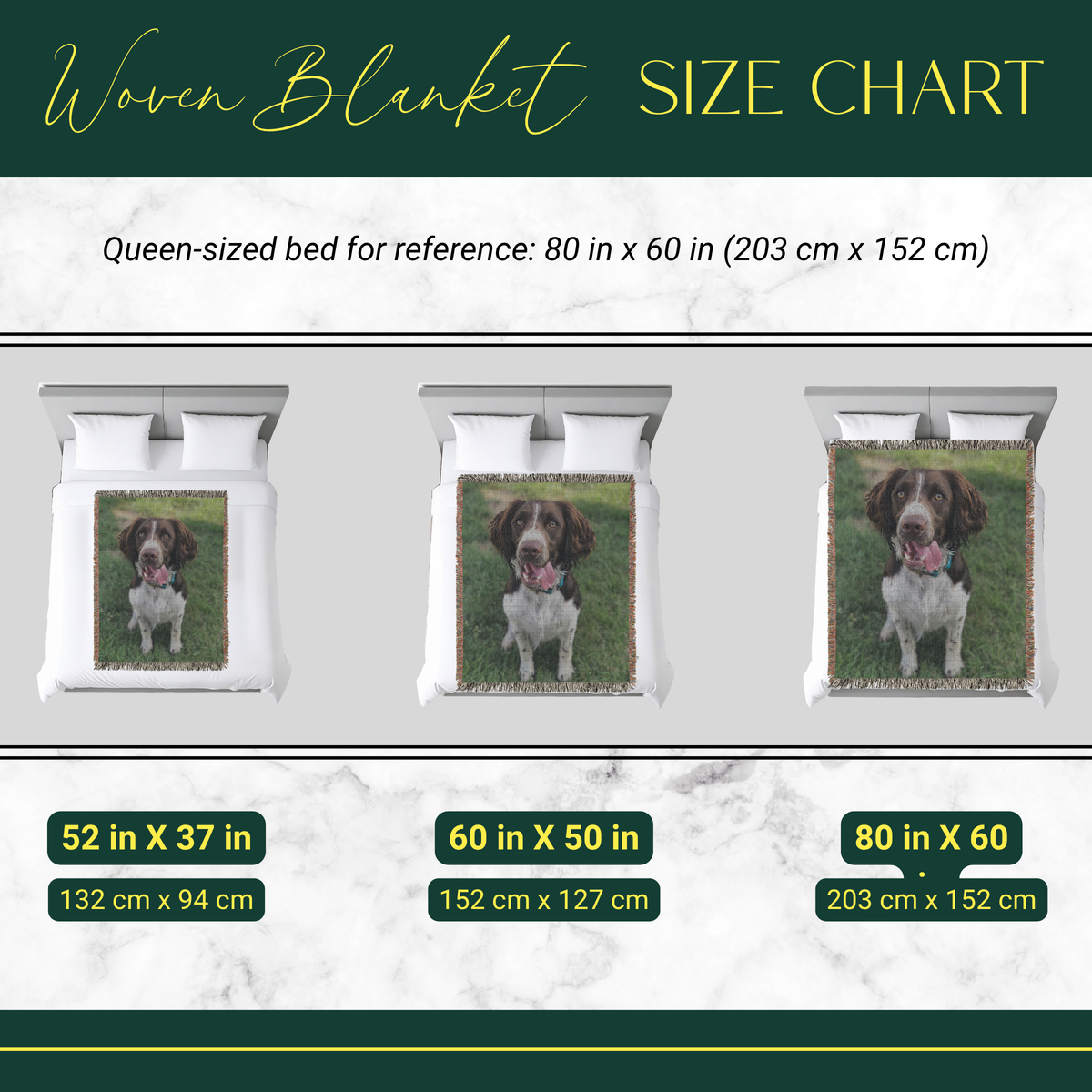 Custom Dog Photo Blanket