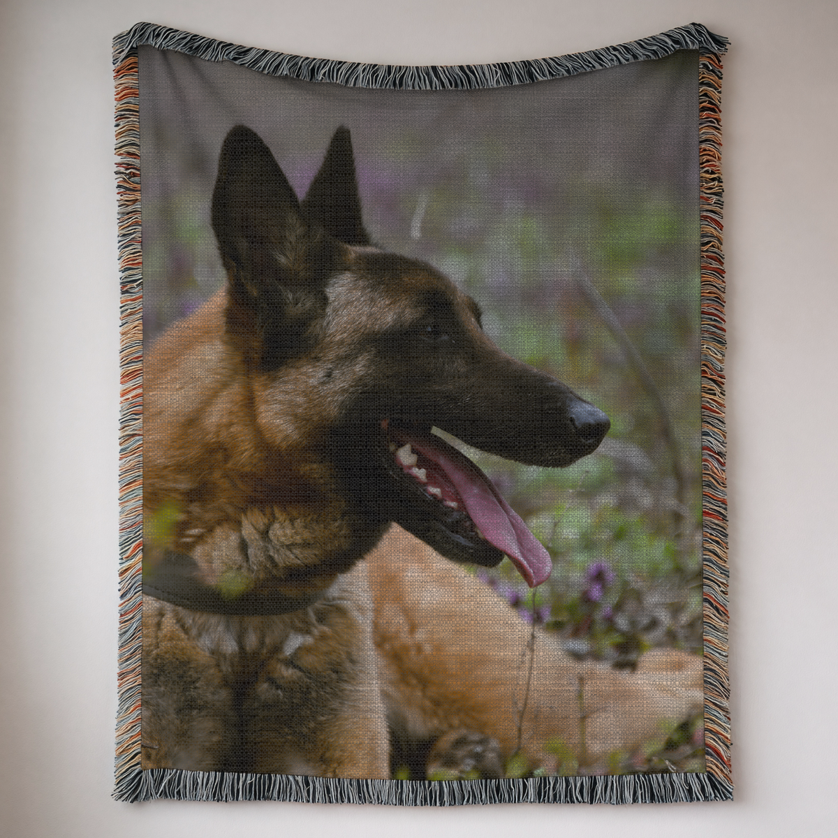Custom Dog Photo Blanket