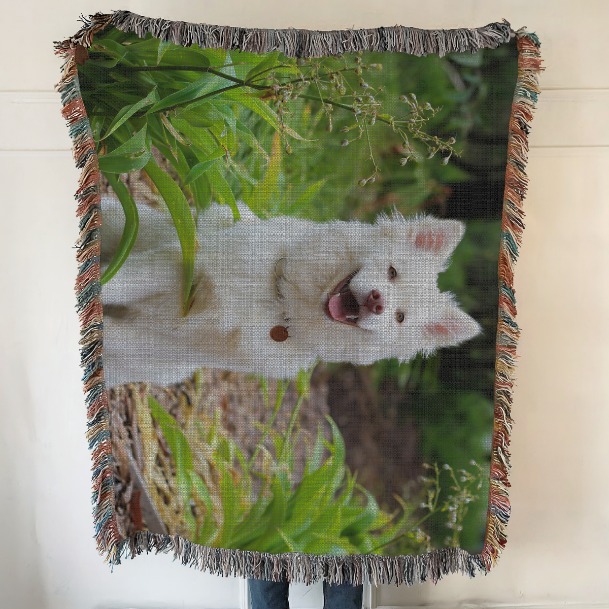 Custom Dog Photo Blanket