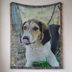 Custom Dog Photo Blanket