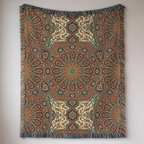 Iznik Bloom Tapestry Woven Blanket