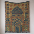 Oasis Tapestry Woven Blanket