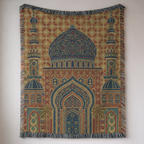 Oasis Tapestry Woven Blanket