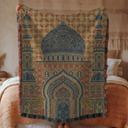 Oasis Tapestry Woven Blanket