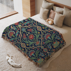 The Ottoman Medallion Tapestry Woven Blanket