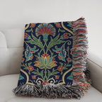 The Ottoman Medallion Tapestry Woven Blanket