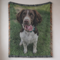 Custom Dog Photo Blanket