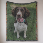 Custom Dog Photo Blanket