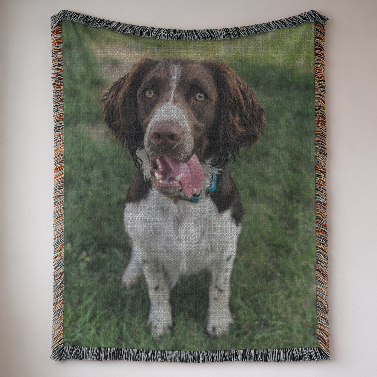 Custom Dog Photo Blanket