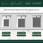Islamic Floral Medallions Tapestry Woven Blanket