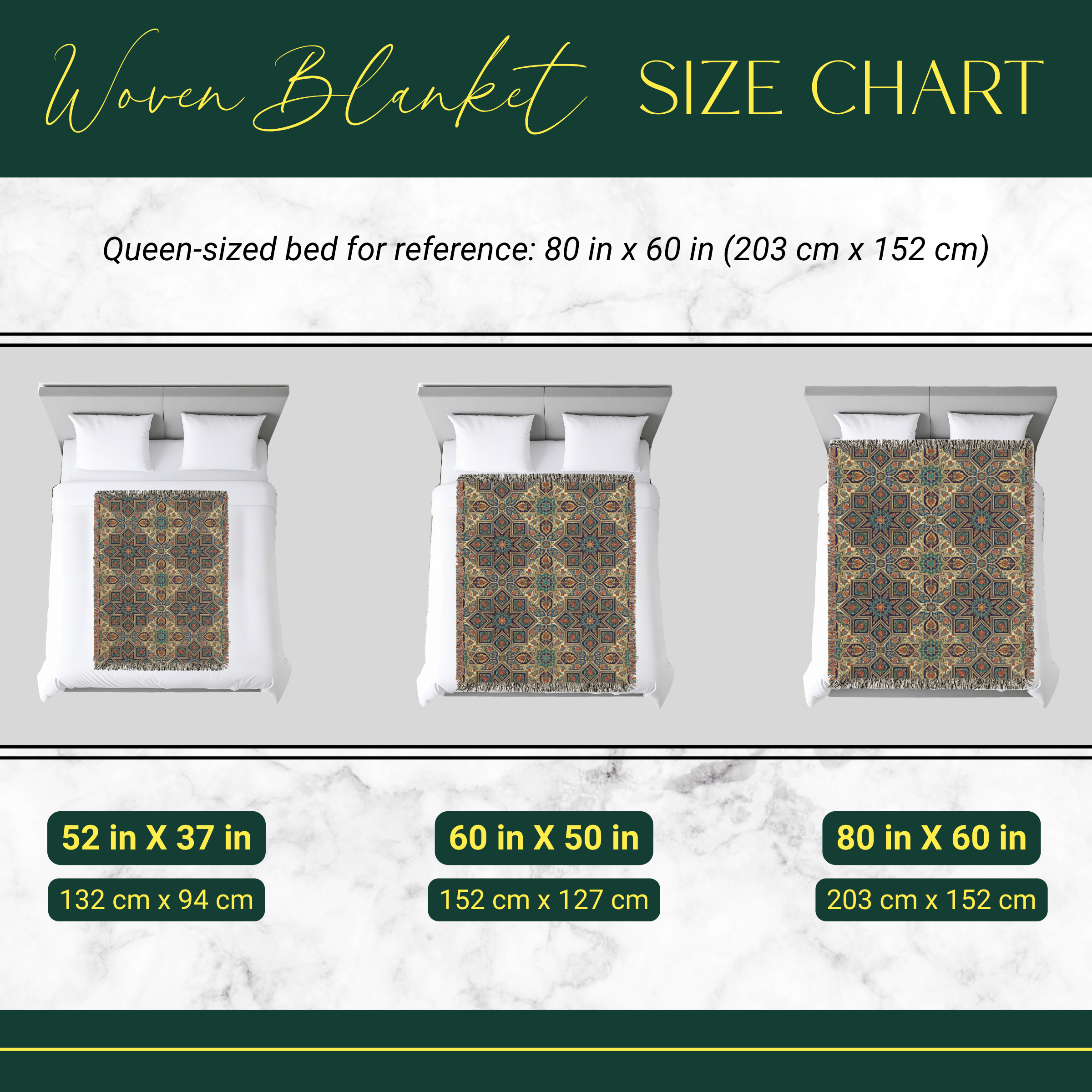 Khatim Roses Tapestry Woven Blanket